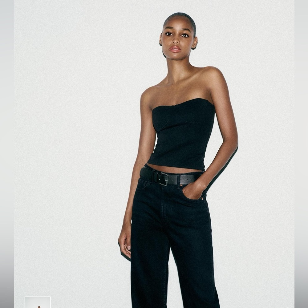 Zara Women's Black Flare Jeans